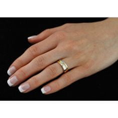 Silvego Snubný oceľový prsteň pre ženy Mariage RRC2050-Z (Obvod 51 mm)