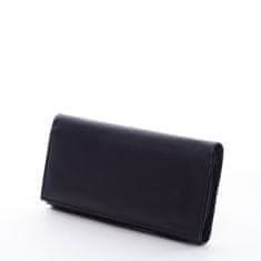 Delami Dámska kožená peňaženka DELAMI, luxusná ČIERNA