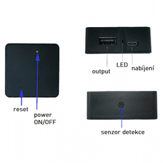 Zetta Senzor na aktiváciu záznamu detekcie pohybu ZA8
