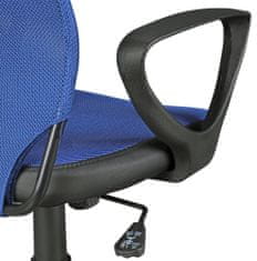 Bruxxi Detská kancelárska stolička Kika, sieťovina, modrá