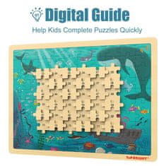 TOP BRIGHT Drevené puzzle Na morskom dne 100 dielikov 