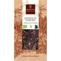 BOVETTI BIO a fair trade horká čokoláda 73% so slaným karamelom 100g
