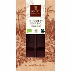 BOVETTI BIO a fair trade horká čokoláda 85% Sierra Leone 100 g
