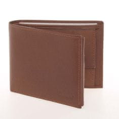 Delami Hnedá kožená peňaženka pre mužov
