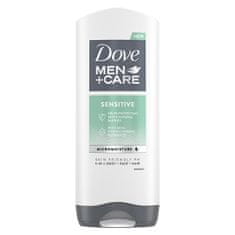 Dove Pánsky sprchový gél na telo, tvár a vlasy Men+ Care Sensitiv e (3 in 1 Shower Gel) (Objem 250 ml)