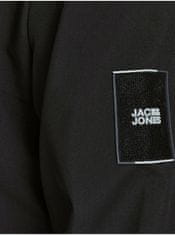 Jack&Jones Čierna ľahká bunda s kapucou Jack & Jones Classic XXL