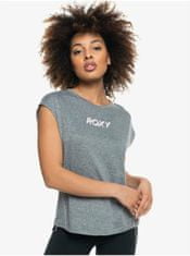 ROXY Tričká s krátkym rukávom pre ženy Roxy - sivá XS