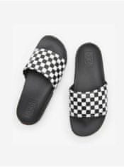 Vans Bielo-čierne vzorované papuče VANS Checkerboard Mens La Costa 38