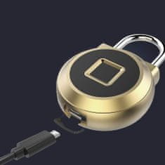 E LINK SMART PADLOCK inteligentný visiaci zámok P5GB zlatý