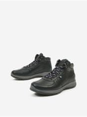 U.S. POLO ASSN. Čierne pánske členkové topánky U.S. Polo Assn. 45