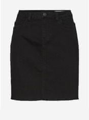 Noisy May Čierna rifľová púzdrová mini sukňa Noisy May Callie XS
