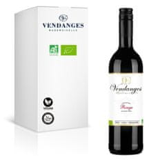 Vendanges Mademoiselle Rouge 0,75L (BIO) - Nealkoholické červené tiché víno 0,0% alk.