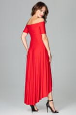 Lenitif Dámske spoločenské šaty Lin K485 červená M