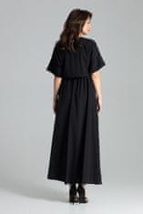 Lenitif Dámske spoločenské šaty Davide L055 čierna XL