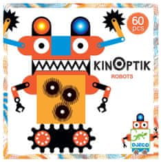 Djeco Magnetické puzzle Kinoptik Roboty