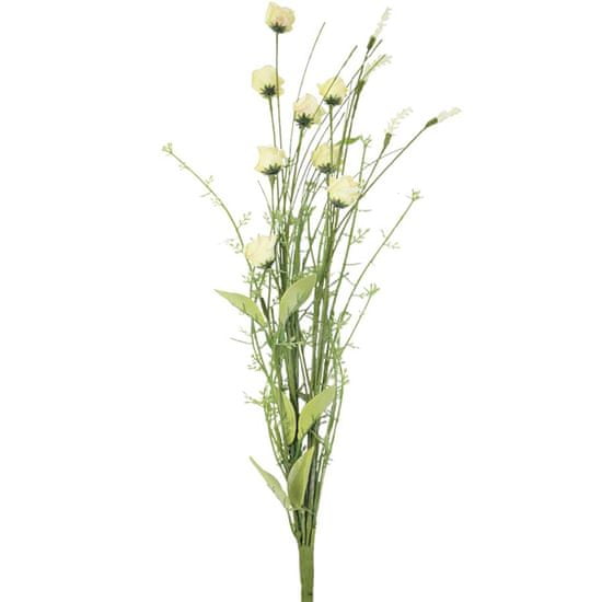Morex Zväzok umelých kvetov, krémový 56 cm