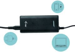 I-TEC USB-C Metal Ergonomic 4K 3x Display Docking Station + Universal Charger 112 W