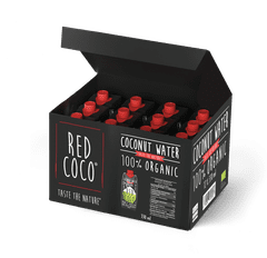 REDCOCO BIO kokosová voda 330ml - 12 balenie