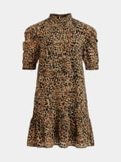 .OBJECT Hnedé šaty s leopardím vzorom .OBJECT XS