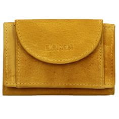 Lagen Dámska kožená mini peňaženka 2030/D Yellow