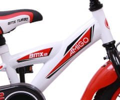 Amigo BMX Turbo 12 palcový chlapčenský bicykel, biely