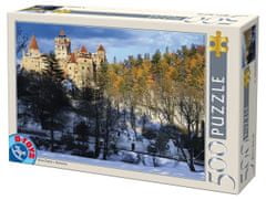 D-Toys Puzzle Bran v zime, Rumunsko 500 dielikov