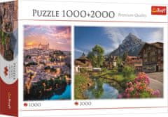 Trefl Puzzle 2v1 Toledo 1000 dielikov + Leto v Alpách 2000 dielikov