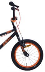 BMX Danger Junior 16 palcové koleso, čierno oranžové