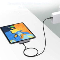 Choetech HUB adaptér pre Apple iPad Pro USB-C 60W PD, čierny