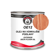 OE12 DECK-FLOOR OIL odtieň 621 mahagón - exteriérový podlahový olej na drevo, 1 liter