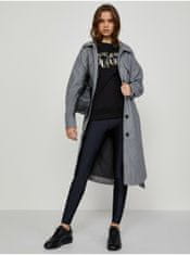 Versace Jeans Čierna dámska mikina s potlačou Versace Jeans Couture R Logo Glitter M