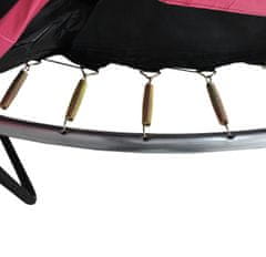 Aga SPORT EXCLUSIVE Trampolína 250 cm Ružová + ochranná sieť + rebrík