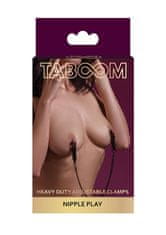 taboom TABOOM Nipple Play Heavy Duty Adjustable Clamps (Black)