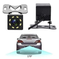 motoLEDy Spätná kamera, parkovacie senzory, obrazovka v zrkadle - nastavenie 12V