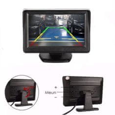 motoLEDy Monitor, displej zadnej kamery 12V