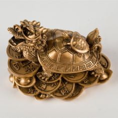 Feng shui Harmony Zlatá dračia korytnačka