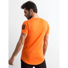 Factoryprice Pánske oranžové tričko s nápisom RT-TS-1-11119T.26_310843 M