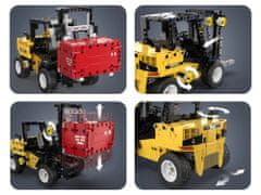 Lean-toys Stavebné bloky CADA Vysokozdvižný vozík 388 dielikov