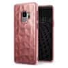 Air Prism Ultra-Thin 3D Cover Gel TPU puzdro pre Samsung Galaxy S9 - Ružová KP14920