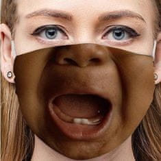 ALI  02M Zábavná maska na tvár 3D potlač - zuby