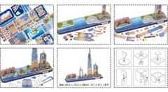 CubicFun Svietiace 3D puzzle CityLine panorama: Dubaj 182 dielikov