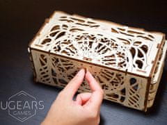 UGEARS 3D drevené puzzle Kartový stojan 77 dielikov