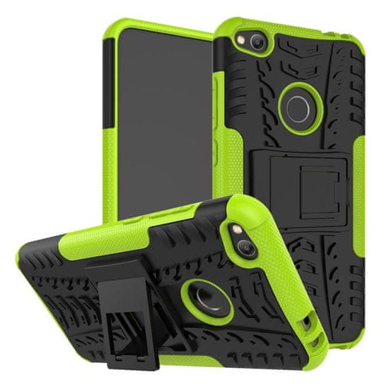 CUGUU Odolný obal HEAVY DUTY pre Motorola Moto C Plus - zelený