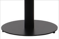 STEMA Kovová podnož pre stôl SH-5001-5/B, nastaviteľné nožičky, 45x45x73 cm, pre domácnosť, kanceláriu, hotel a reštauráciu, čierna