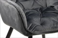 STEMA Obývacia alebo jedálenská stolička CN-9220 sivá