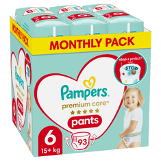 Pampers Premium Care Plienkové Nohavičky Veľ. 6 (93 Kusov)
