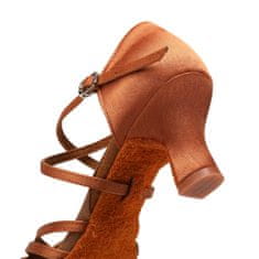 Burtan Dance Shoes Topánky na latinskoamerický tanec Havana, béžová 5 cm, 35
