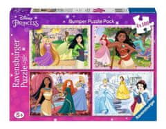 Ravensburger Puzzle Disney: Princezné 4x100 dielikov