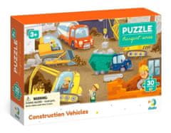 Dodo Toys Puzzle Doprava: Stavebné stroje 30 dielikov