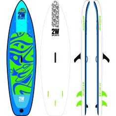 2W Sports  WINDSURF 10´8 MSL fusion nafukovací plavák a paddleboard pre windsurfing